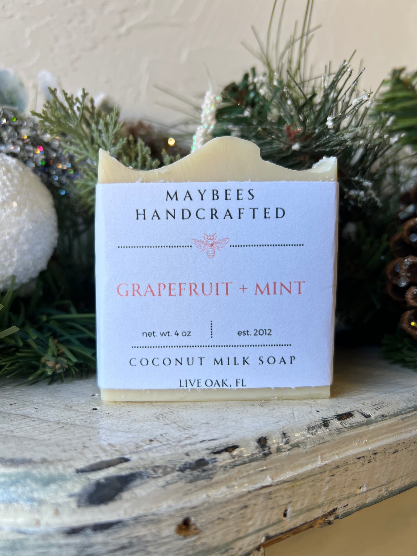Grapefruit + Mint Coconut Milk Soap
