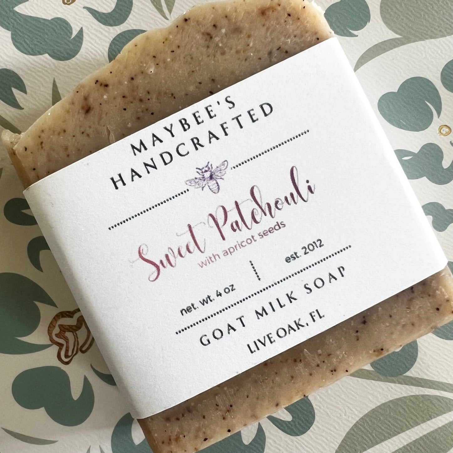 Sweet Patchouli Goat Milk Soap