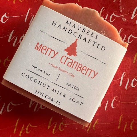 Merry Cranberry Coconut Milk Soap