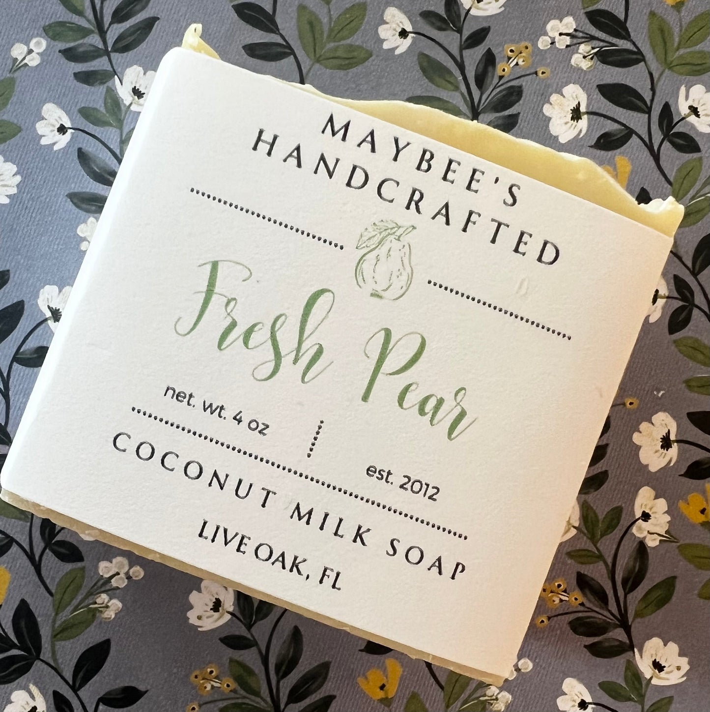 Fresh Pear Coconut Milk Soap