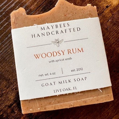 Woodsy Rum Goat Milk Soap