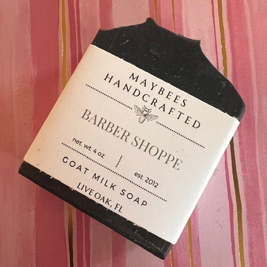 Barber Shoppe Goat Milk Soap + Activated Charcoal