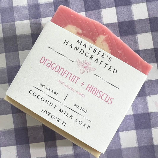 Dragonfruit Hibiscus Coconut Milk Soap