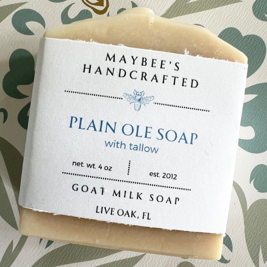 Plain Ole Tallow Goat Milk Soap