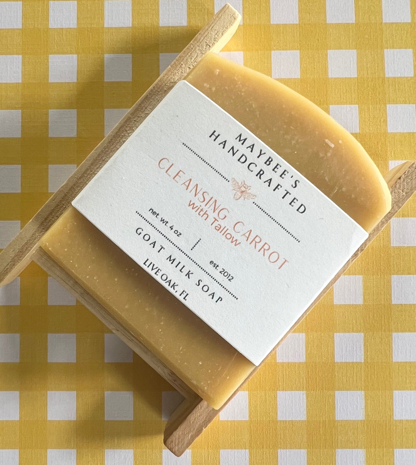 Cleansing Carrot Goat Milk Soap with Tallow