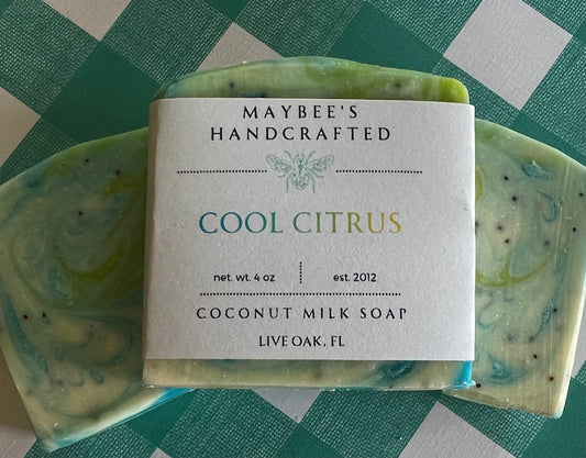 Cool Citrus Basil Coconut Milk Soap