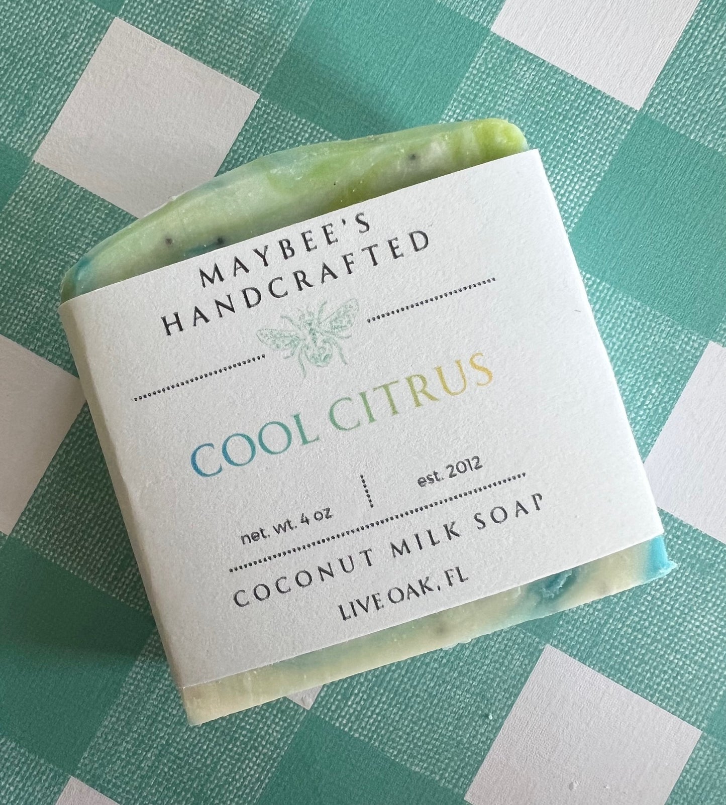 Cool Citrus Basil Coconut Milk Soap