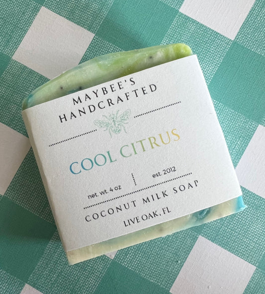 Cool Citrus Basil Coconut Milk Soap