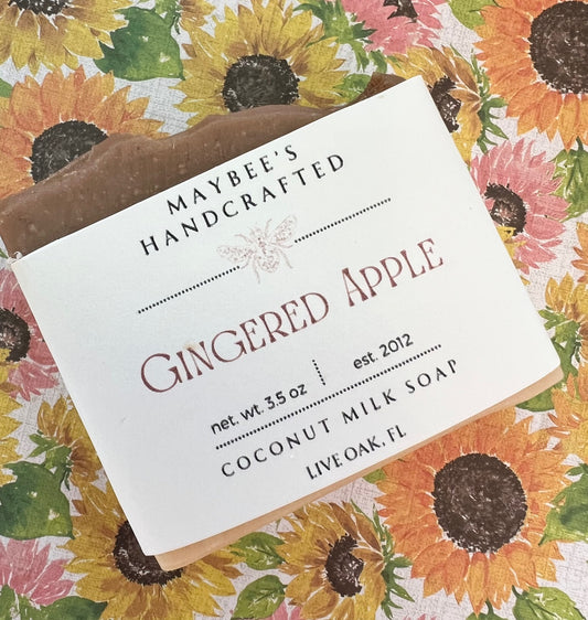 Gingered Apple Coconut Milk Soap