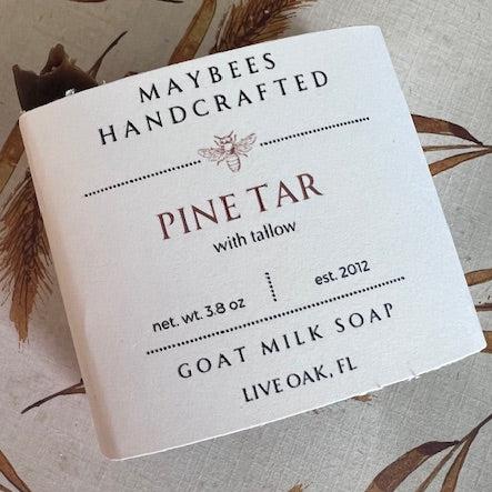 Pine Tar + Tallow Goat Milk Soap