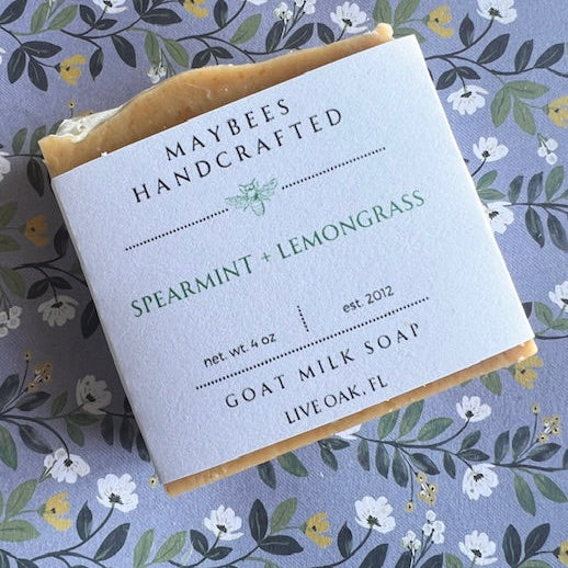 Spearmint + Lemongrass Goat Milk Soap