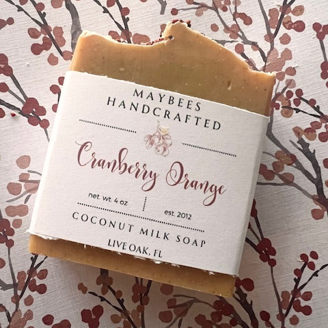 Orange Cranberry + Tumeric Coconut Milk Soap