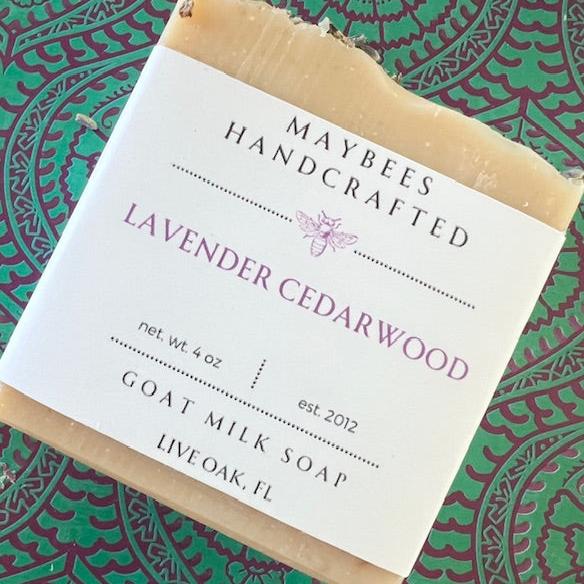 Lavender Cedarwood Goat Milk Soap