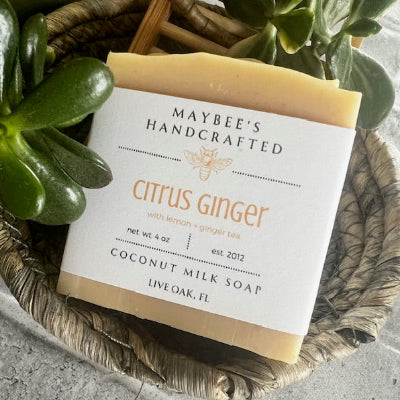 Citrus Ginger Coconut Milk Soap