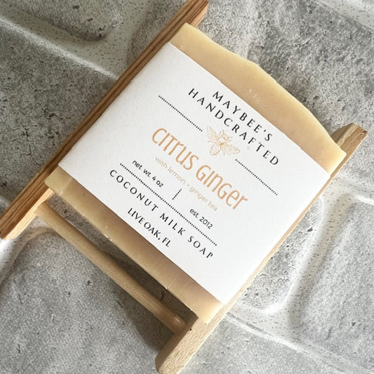 Citrus Ginger Coconut Milk Soap