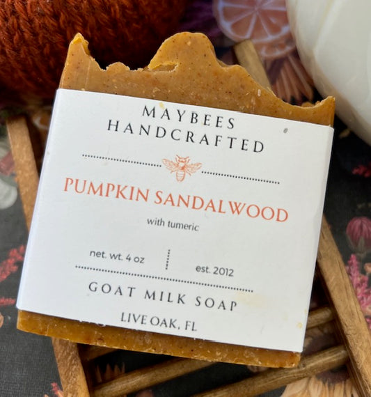 Pumpkin Sandalwood Goat Milk Soap