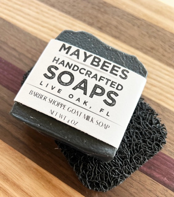 Barber Shoppe Goat Milk Soap + Activated Charcoal